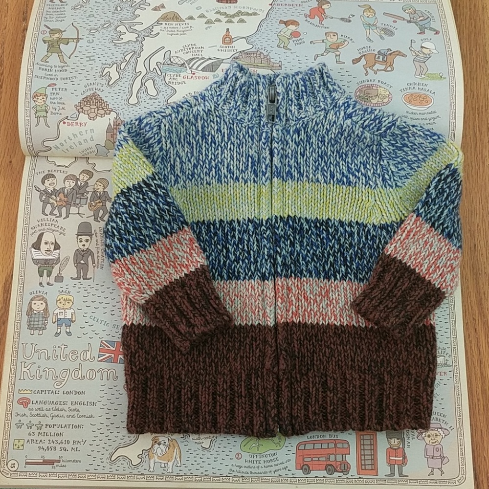 Tea Collection Zip Sweater